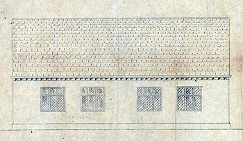 Front elevation of the school - 1846 [AD3865/49/2]